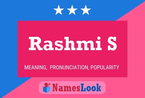 Póster del nombre Rashmi S