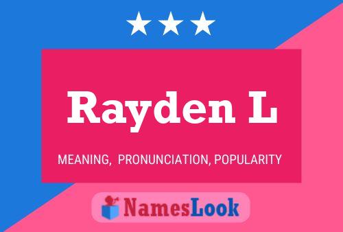 Póster del nombre Rayden L