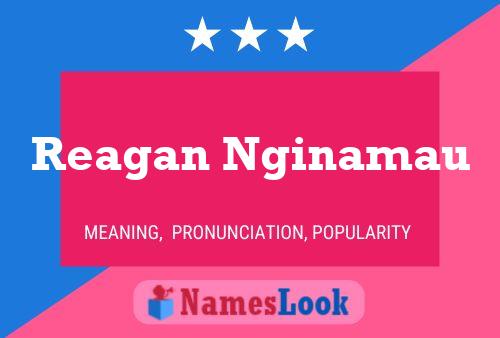 Póster del nombre Reagan Nginamau