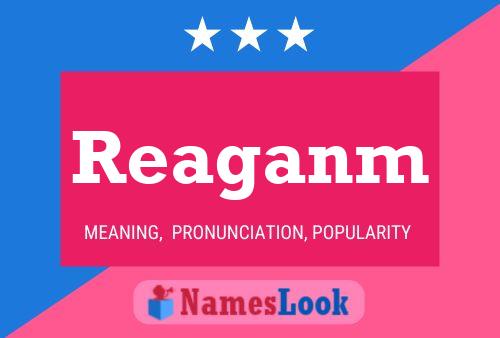 Póster del nombre Reaganm