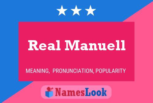 Póster del nombre Real Manuell