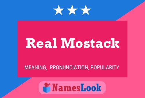 Póster del nombre Real Mostack