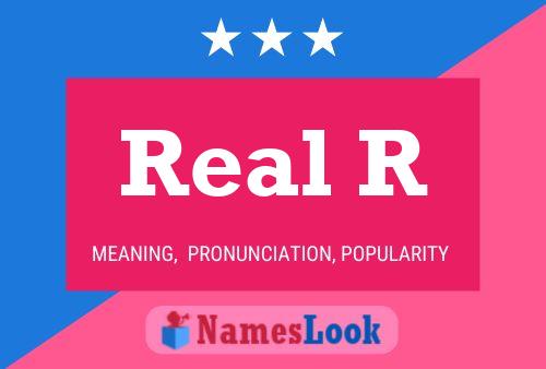 Póster del nombre Real R