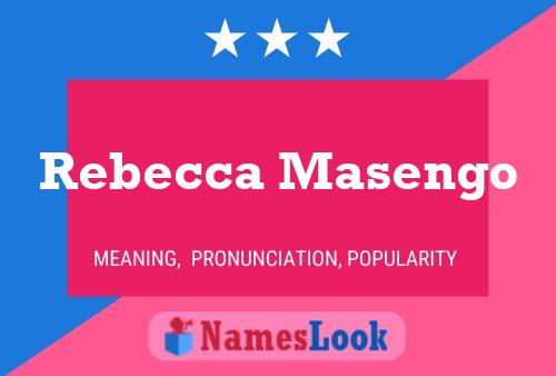 Póster del nombre Rebecca Masengo