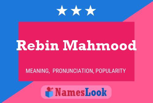 Póster del nombre Rebin Mahmood