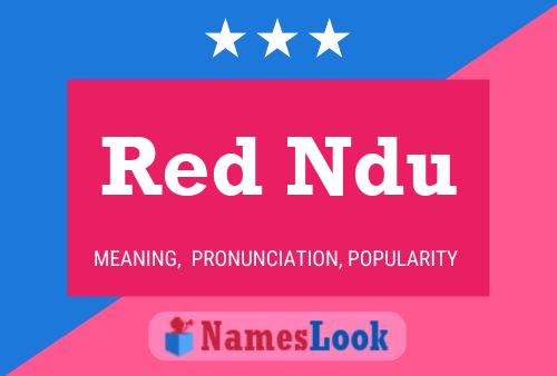 Póster del nombre Red Ndu