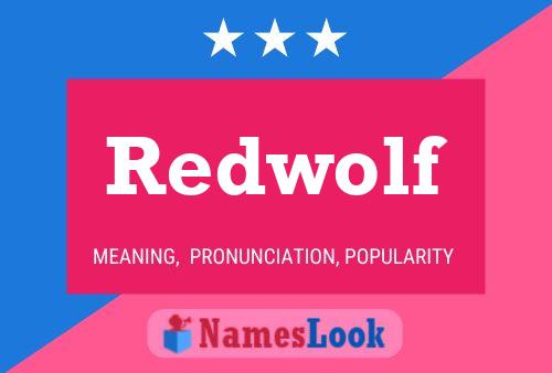 Póster del nombre Redwolf