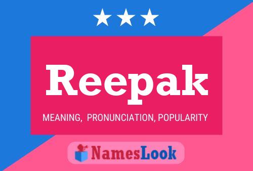 Póster del nombre Reepak