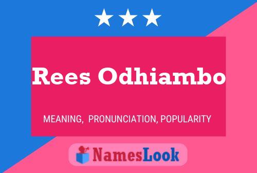 Póster del nombre Rees Odhiambo