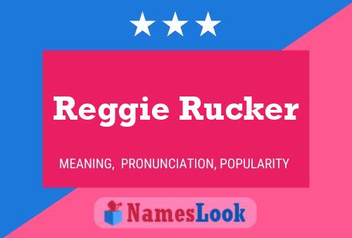 Póster del nombre Reggie Rucker