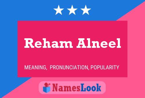 Póster del nombre Reham Alneel