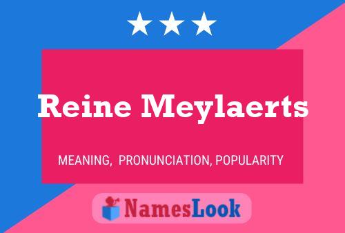 Póster del nombre Reine Meylaerts