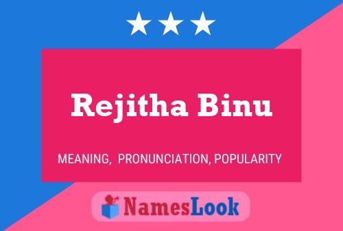 Póster del nombre Rejitha Binu