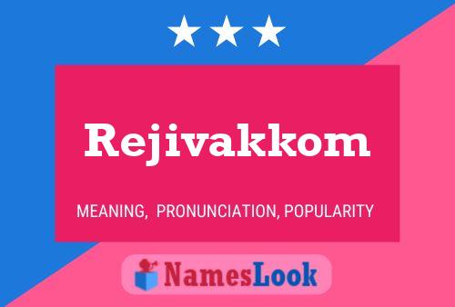 Póster del nombre Rejivakkom