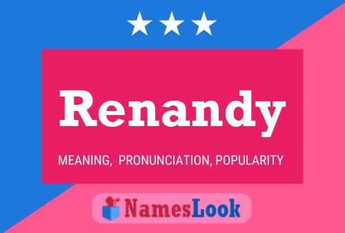 Póster del nombre Renandy