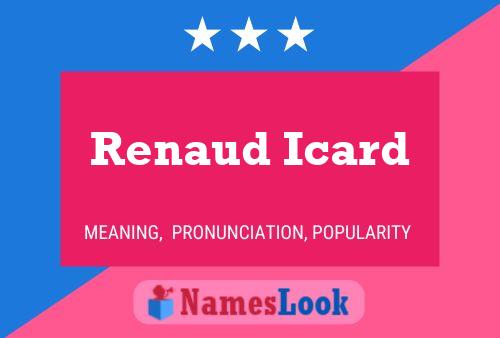 Póster del nombre Renaud Icard