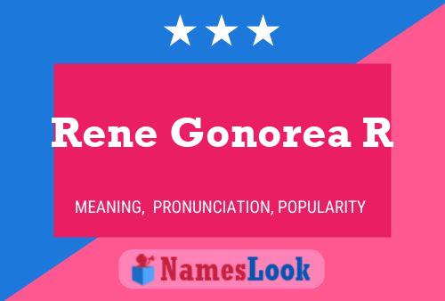 Póster del nombre Rene Gonorea R