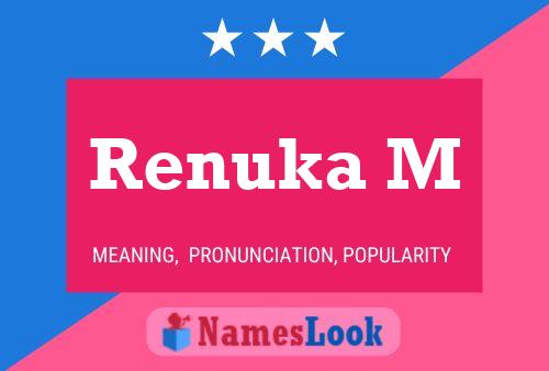 Póster del nombre Renuka M