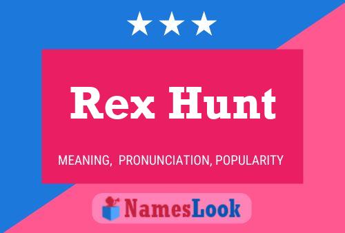 Póster del nombre Rex Hunt