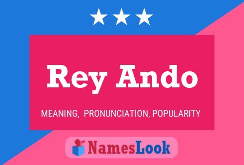 Póster del nombre Rey Ando