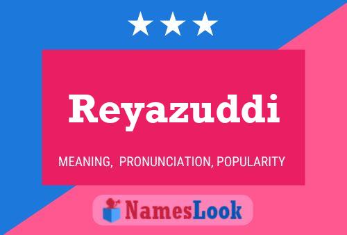 Póster del nombre Reyazuddi