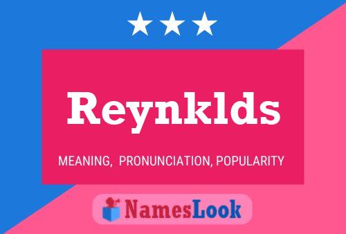 Póster del nombre Reynklds