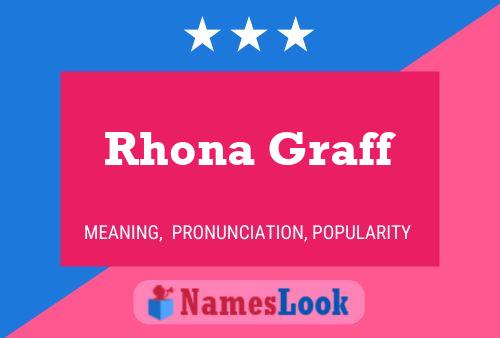 Póster del nombre Rhona Graff