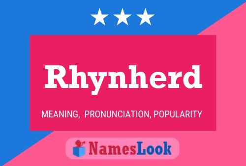 Póster del nombre Rhynherd