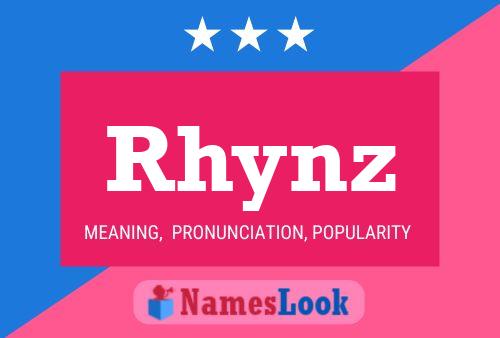 Póster del nombre Rhynz