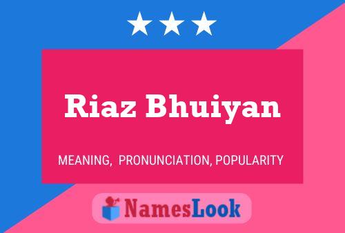 Póster del nombre Riaz Bhuiyan