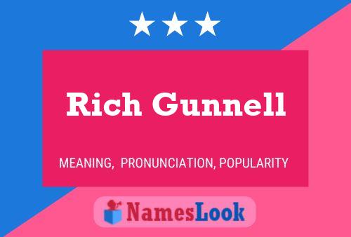 Póster del nombre Rich Gunnell