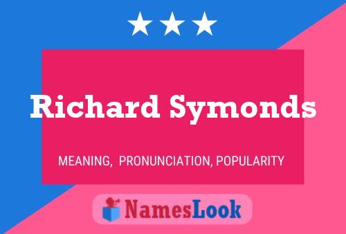 Póster del nombre Richard Symonds