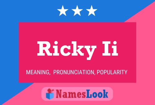 Póster del nombre Ricky Ii