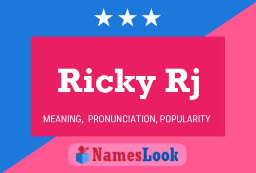 Póster del nombre Ricky Rj