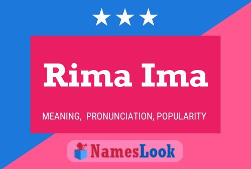 Póster del nombre Rima Ima