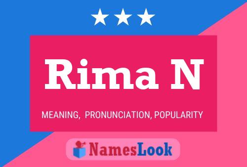 Póster del nombre Rima N