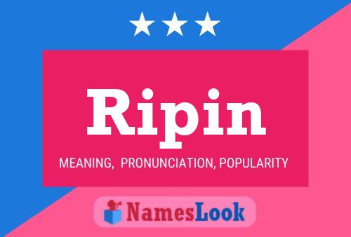 Póster del nombre Ripin