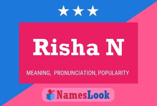 Póster del nombre Risha N