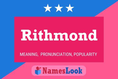 Póster del nombre Rithmond