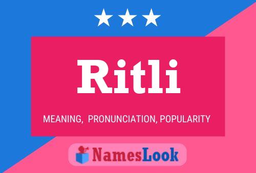 Póster del nombre Ritli