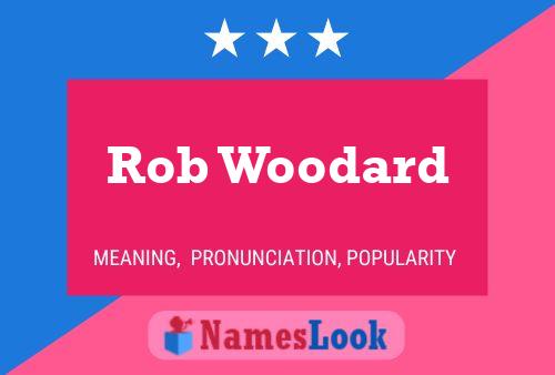 Póster del nombre Rob Woodard