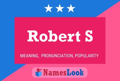 Póster del nombre Robert S