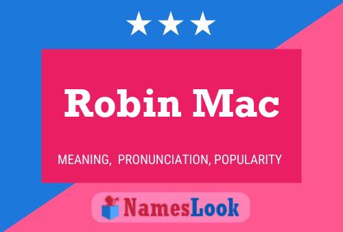 Póster del nombre Robin Mac