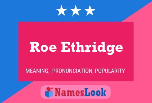 Póster del nombre Roe Ethridge