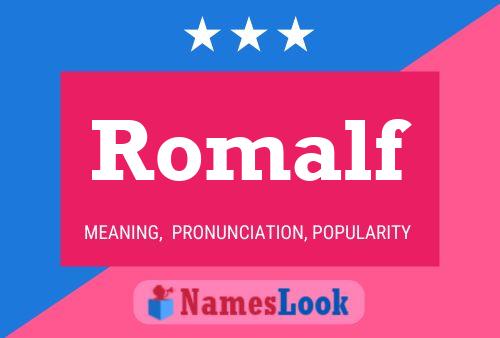 Póster del nombre Romalf