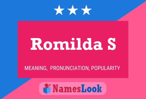 Póster del nombre Romilda S