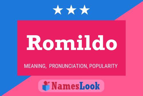 Póster del nombre Romildo