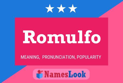 Póster del nombre Romulfo