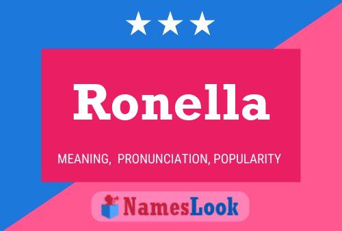 Póster del nombre Ronella