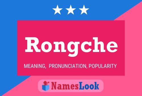 Póster del nombre Rongche